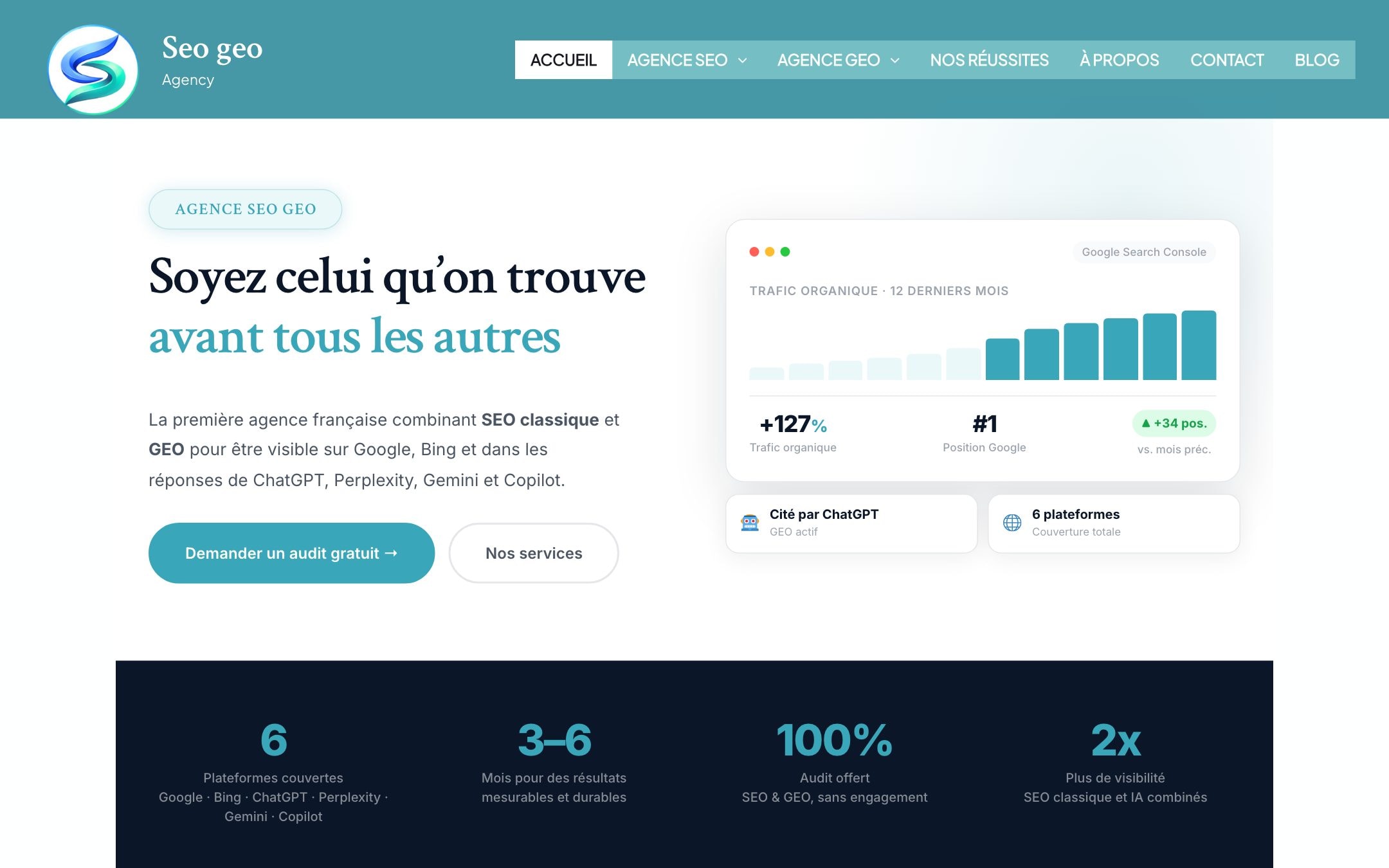 Site de SEO-GEO.fr — capture d'écran